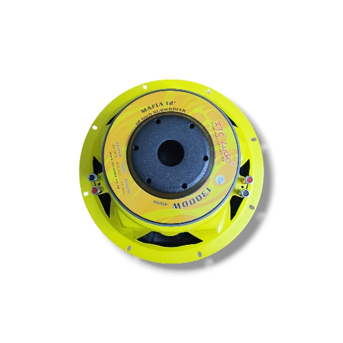 XTC SUBWOOFER12"13000W DVC BLK/YELLOW CO - Image 2